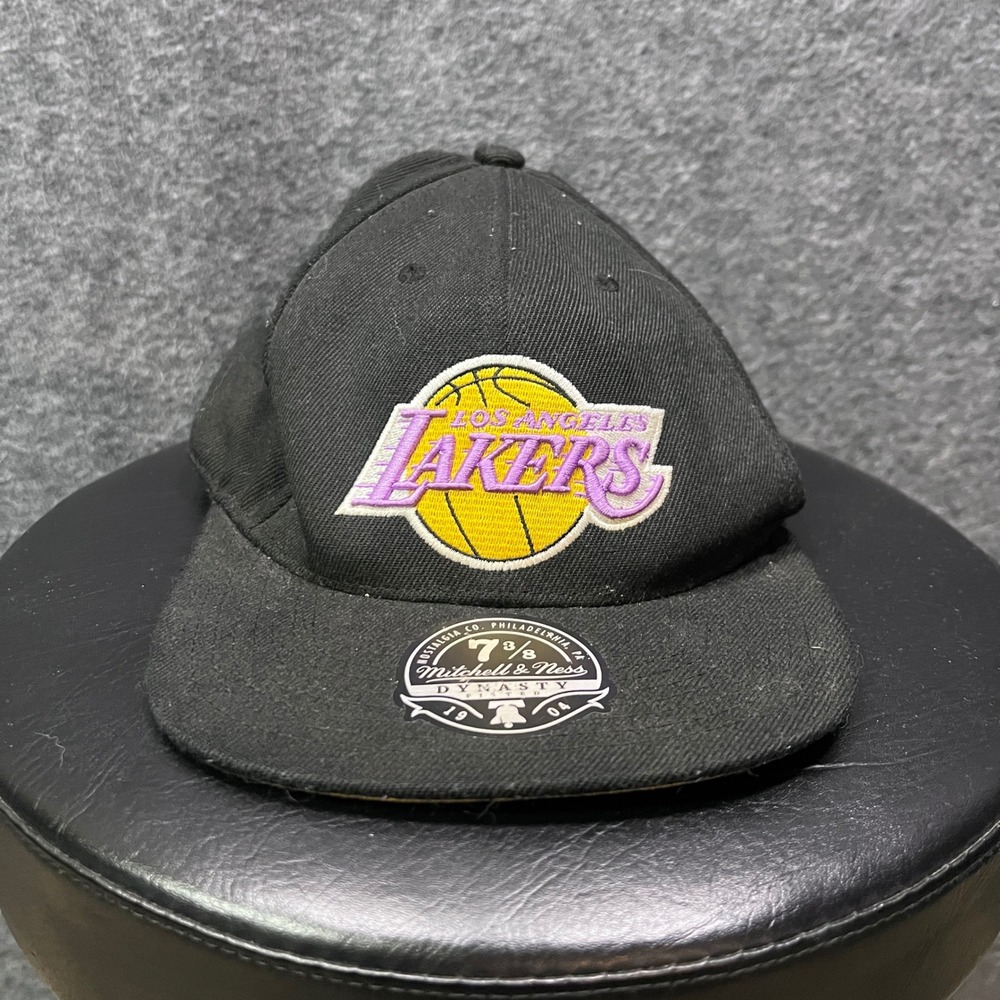 Mitchell & Ness Los Angeles Lakers 35th‎ Anniversary Fitted Hat Black 7 3/8 NBA